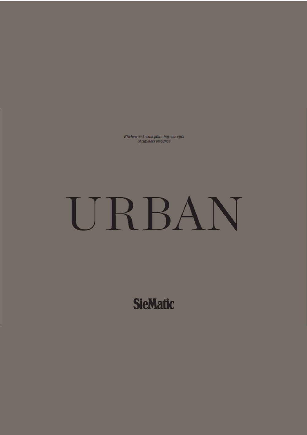 Siematic Urban Kitchen Catalogue