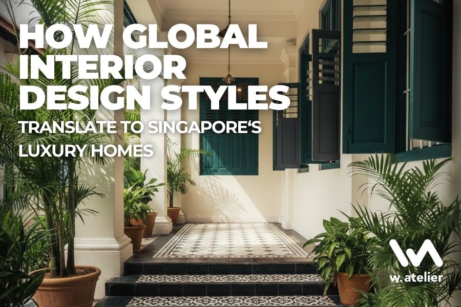 Global Interior Design Styles for Singapore’s Luxury Homes | W. Atelier