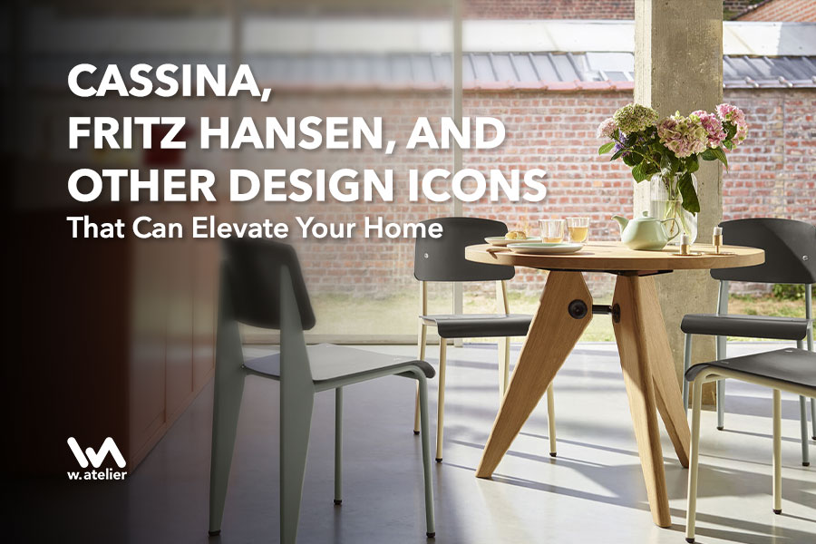 Iconic Designer Furniture Singapore from Cassina, Fritz Hansen, and more | W.Atelier