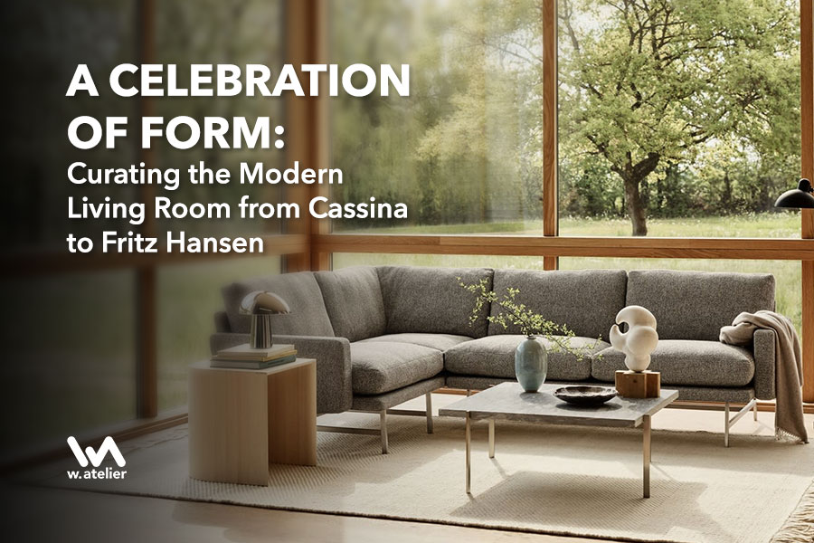 Living Room Furniture Singapore: Curating a Modern Designer Living Room | W.Atelier