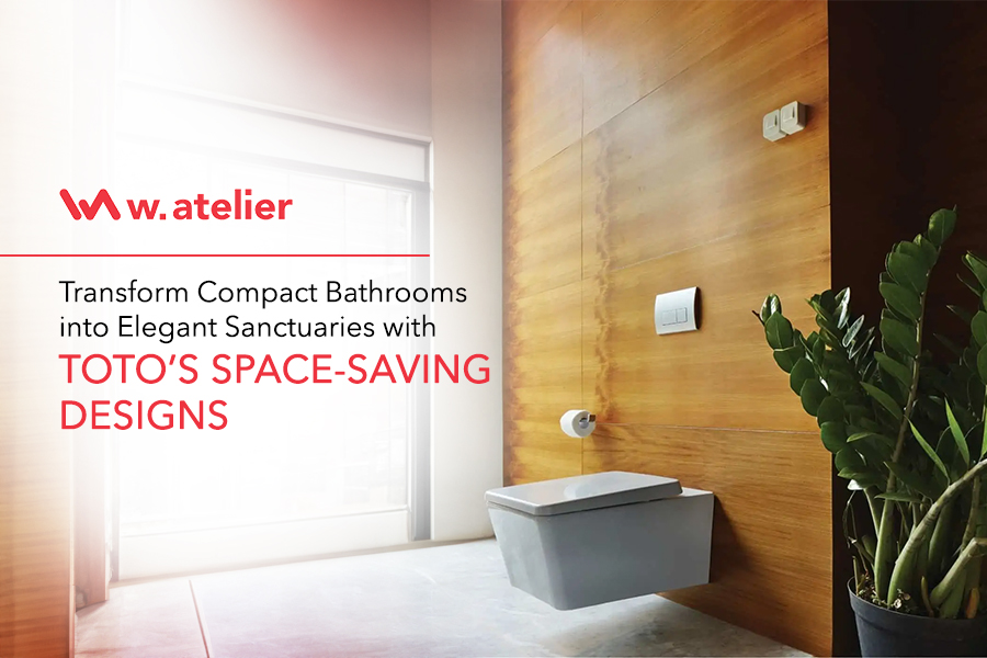 Make Modern Compact Bathrooms Stylish with TOTO Washlet Singapore | W.Atelier