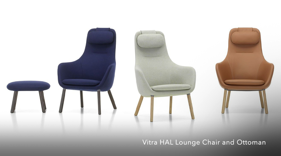 Vitra HAL Lounge Chair and Ottoman - W. Atelier Singapore