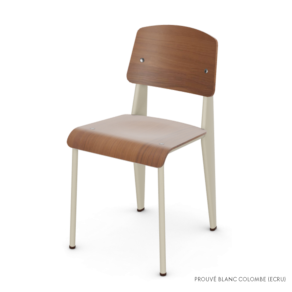 VITRA Standard Chair (Walnut) by Jean Prouvé | W. Atelier