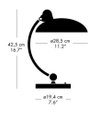 Fritz Hansen Kaiser Idell 6631-T Luxus - Table Lamp - Dell - Easy Grey