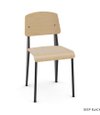VITRA Standard Chair - Prouvé - Natural Oak/Deep Black