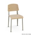 VITRA Standard Chair - Prouvé - Natural Oak/Deep Black