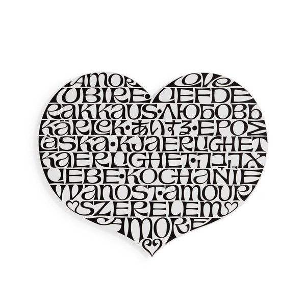Metal Wall Relief (International Love Heart)