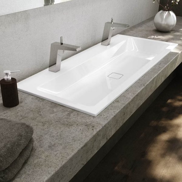 CONO 3082 Built-In Washbasin with 2 x 1 Tap Hole