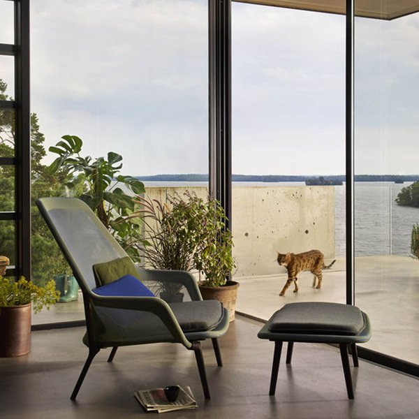 Slow Chair and Ottoman