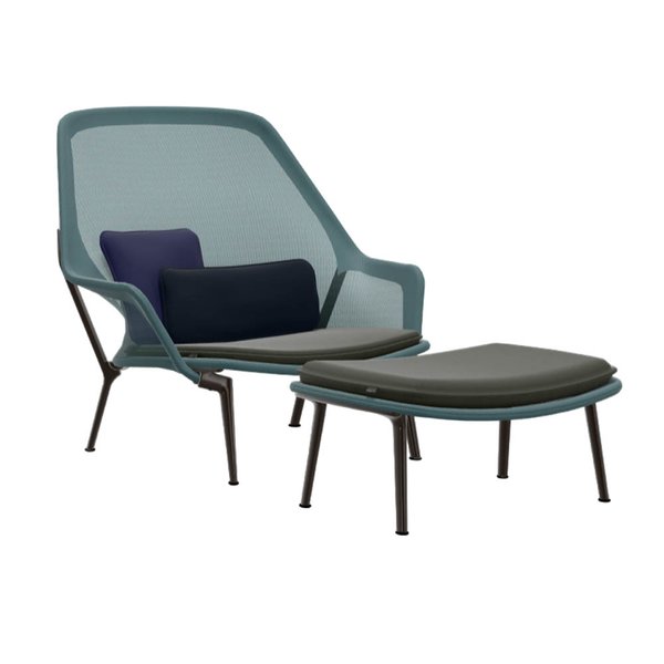 Slow Chair and Ottoman