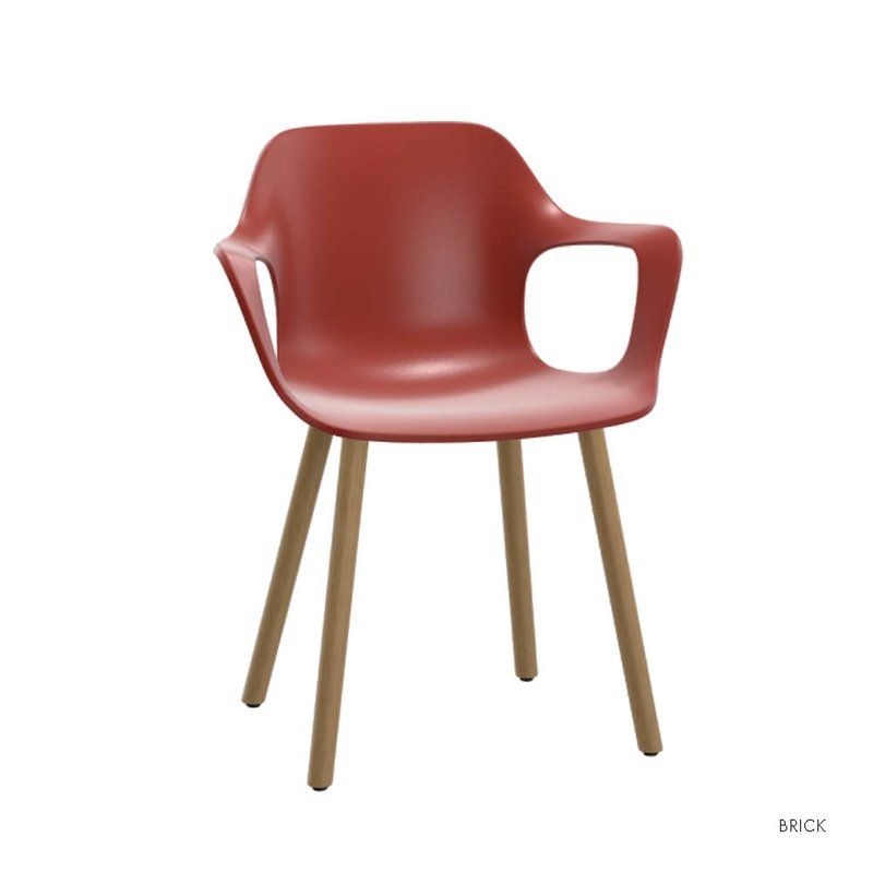 Hal Armchair Wood Natural Oak Base
