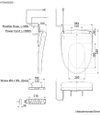 TOTO Close Coupled Toilet - C769ESI - Dimensions