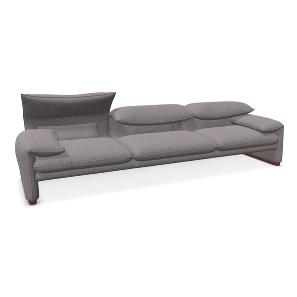 Maralunga 40 Maxi Sofa (Tensing Titanio)