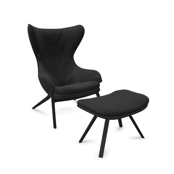 P22 Armchair with Footrest