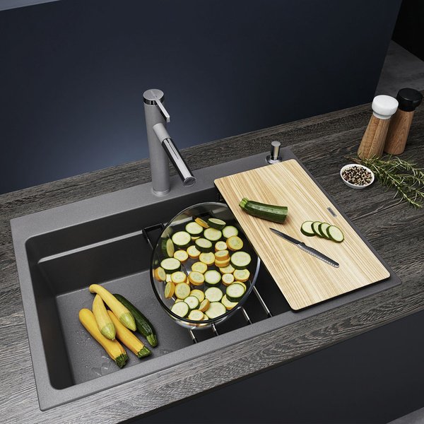 ETAGON 8 (Silgranit Black)