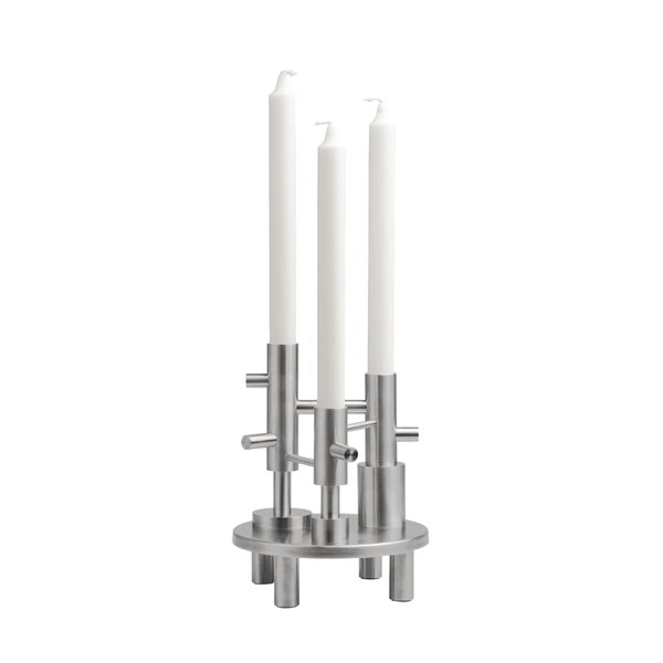 Candleholder Large (Stainless Steel) (Clearance)
