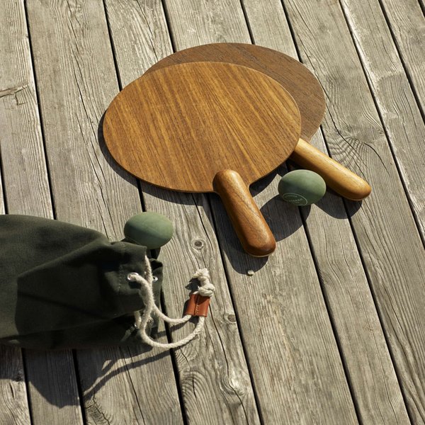 Beach Tennis with 2 Balls and Canvas Bag