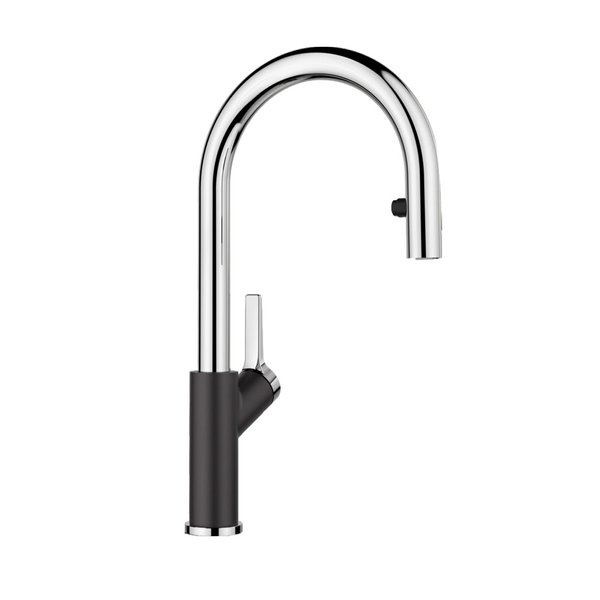CARENA-S Vario (Pullout / Silgranit-Look Dual Finish Black/Chrome)