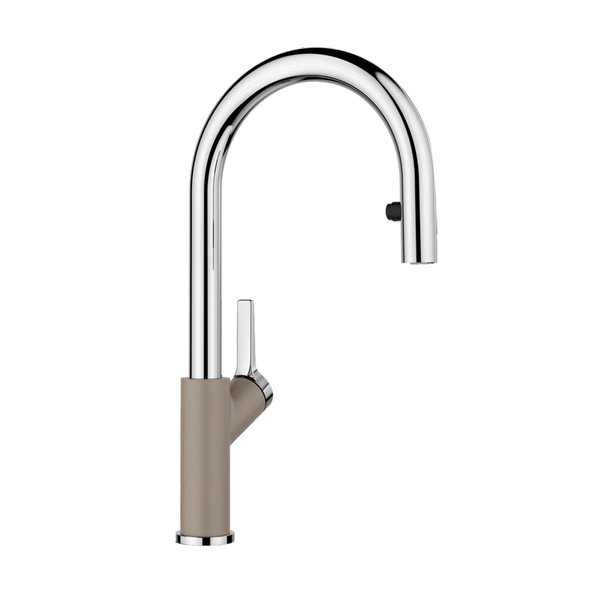 CARENA-S Vario (Pullout / Silgranit-Look Dual Finish Tartufo/Chrome)