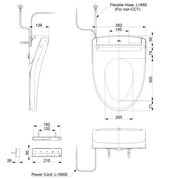 TCF34461GSG - WASHLET S5
