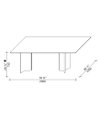 Lema Gullwing - Dining Table (Rectangular) - Buratti