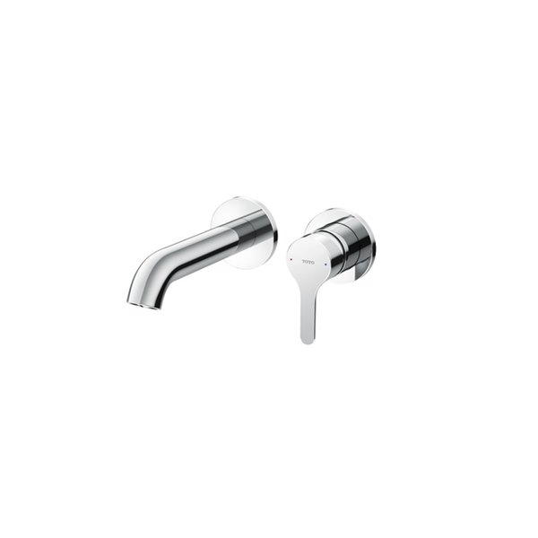 TLS01309B - LB - Wall-Mount Single Lever Lavatory Faucet (Short Spout) (w/o Pop-up Waste)