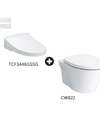 TOTO Wall Hung Toilet w/ WASHLET - CW822RJT2 - Technology