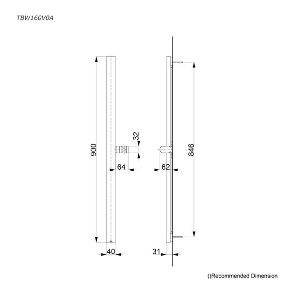 TBW160V0A - G - Sliding Rail