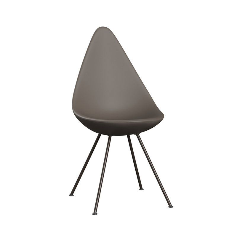 Fritz Hansen Drop Chair in deep clay