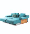 Cassina Sail Out Sofa - Dordoni -  Turchse Front & Sideview