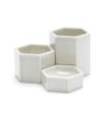 VITRA Hexagonal Containers (Set of 3) - Morrision - Light Grey
