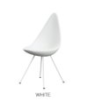 Fritz Hansen Drop - Chair (3110) - Jacobsen - White