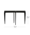 Fritz Hansen Tray Table (Foldable) - Dimensions Large