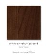 VITRA Freeform Sofa - Noguchi - Stained Walnut Colour Tile