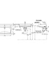 TOTO Console Lavatory - LW340CJ - Dimensions