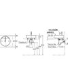 TOTO Console Lavatory - OMNI+ - LW893CJ - Dimensions