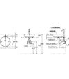 TOTO Console Lavatory - OMNI+ - LW895J - Dimensions