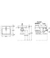 TOTO Console Lavatory - TOJA - LW950CJ - Dimensions