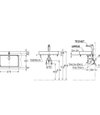 TOTO Console Lavatory - TOJA - LW952J - Dimensions