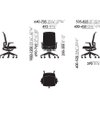 VITRA AM Chair - Meda - Dimensions