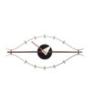 VITRA Eye Wall Clock - Nelson - Brass/Walnut