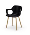 VITRA Hal Armchair (Wood) - Morrison - Black