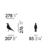 VITRA House Bird - Eames - Dimensions
