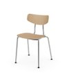 VITRA Moca Chair - Morrison - Natural Oak/Polished Chrome