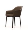 VITRA Softshell Chair (Leather) - Bouroullec - Umbra Grey