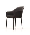 VITRA Softshell Chair (Leather) - Bouroullec - Asphalt