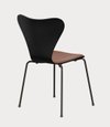 Fritz Hansen Series 7 3107 - Chair (Front Upholstered) - Jacobsen - Ash Black