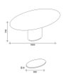 Lema Bule - Round Table - Andreatti - 1600mm Dimensions