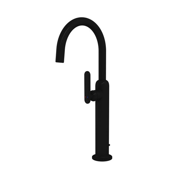 TX116LY#MB - HAYON - Extended Single Lever Lavatory Faucet with Pop-Up Waste (Matte Black)