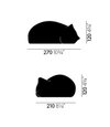 VITRA Resting Cat - Front - Small Dimensions